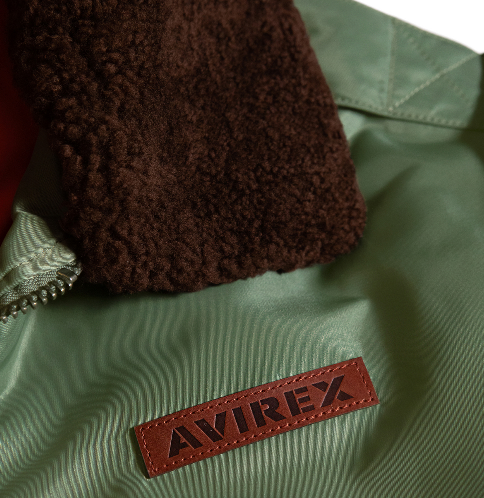 Sky Charmer B-15 Nylon Bomber Jacket | Flight Green