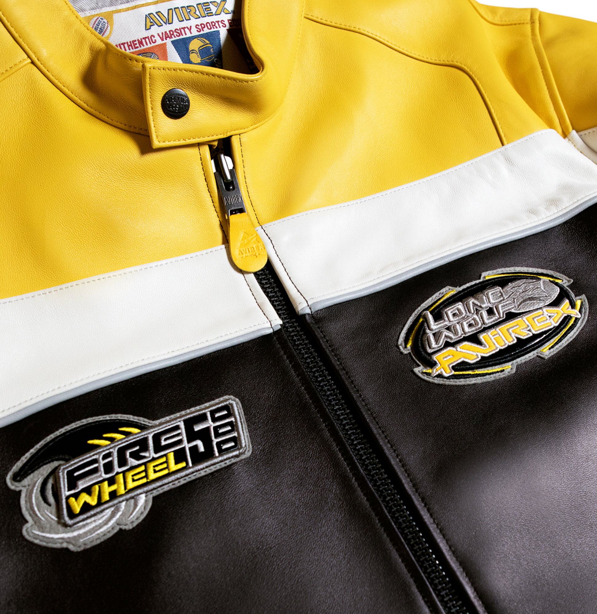 Lone Wolf Racer Jacket | Gold