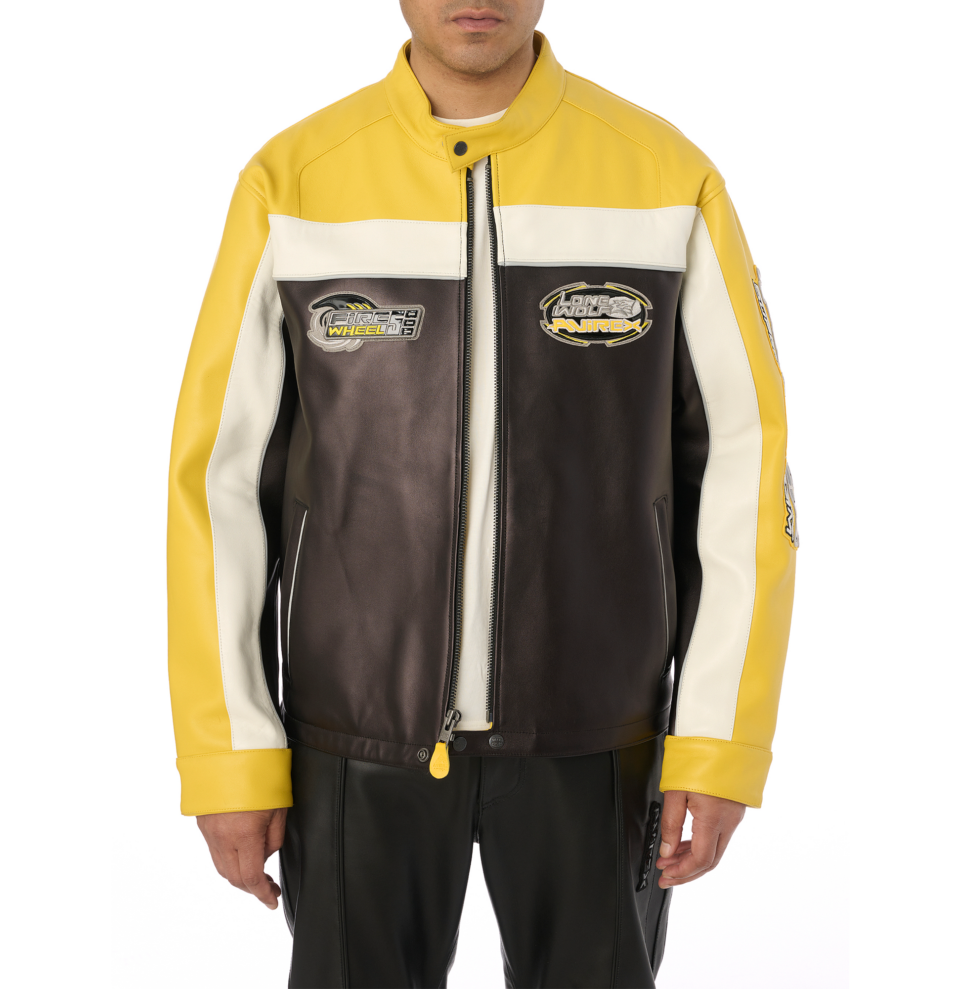 Lone Wolf Racer Jacket | Gold
