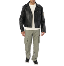 Usa Tour Motorcycle Jacket | Black