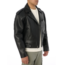 Usa Tour Motorcycle Jacket | Black