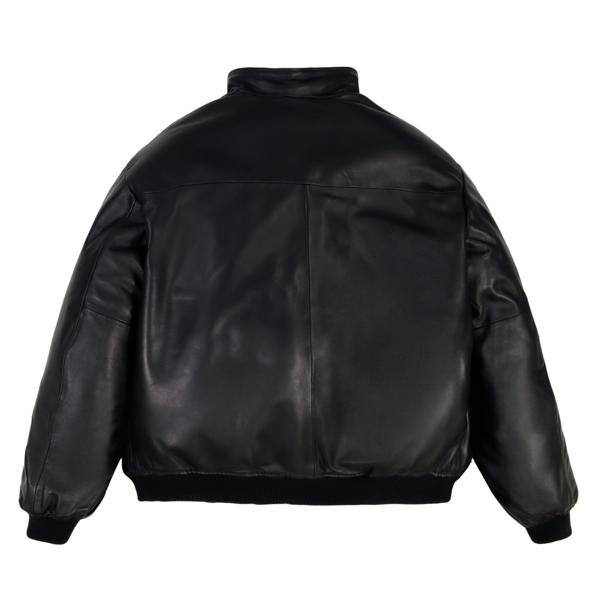 kinema「synthetic leather track jacket」M Reversible Nappa Leather Track Jacket | Black