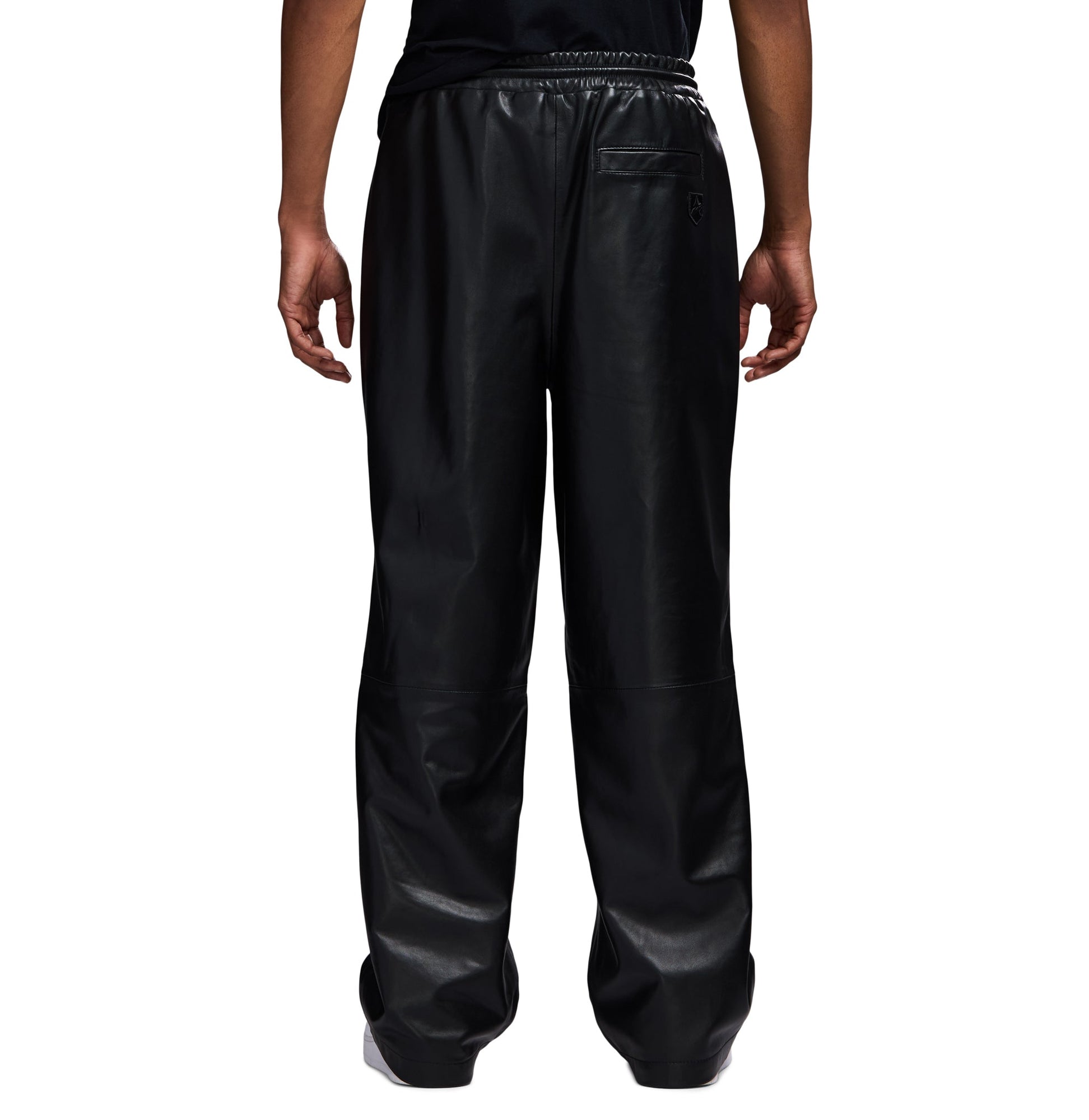 Nappa Leather Track Pant | Black