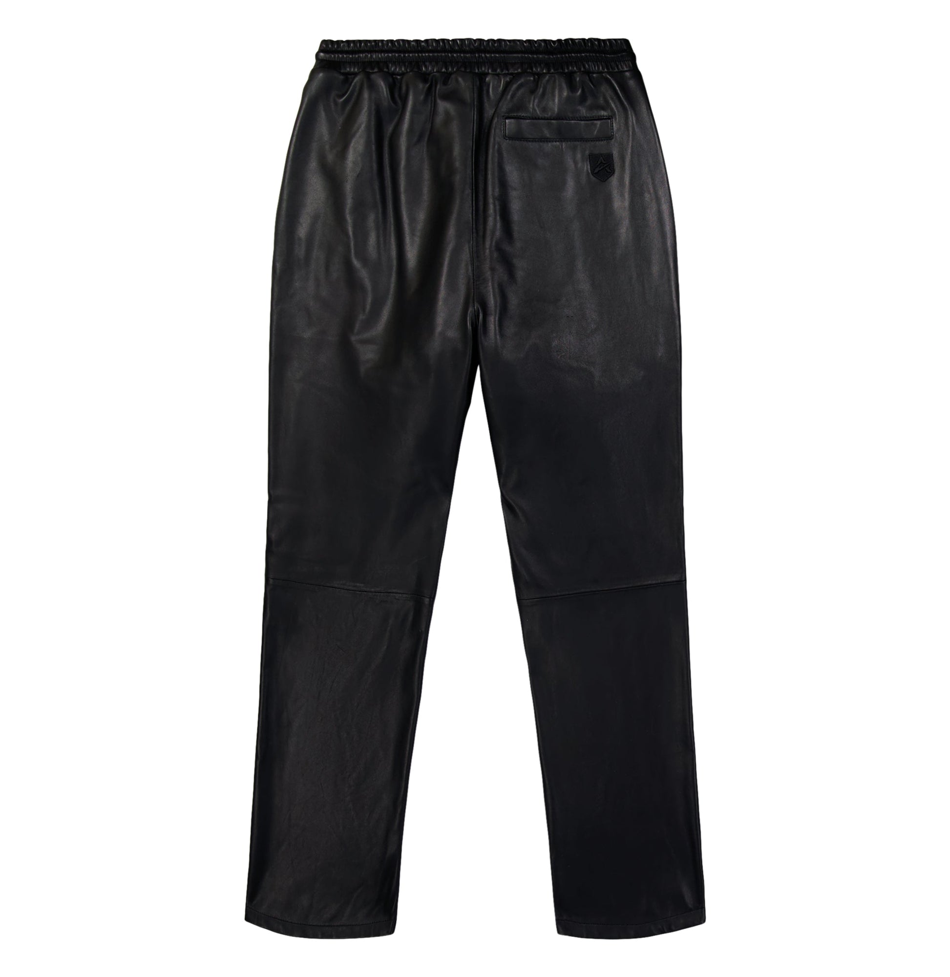 Nappa Leather Track Pant | Black