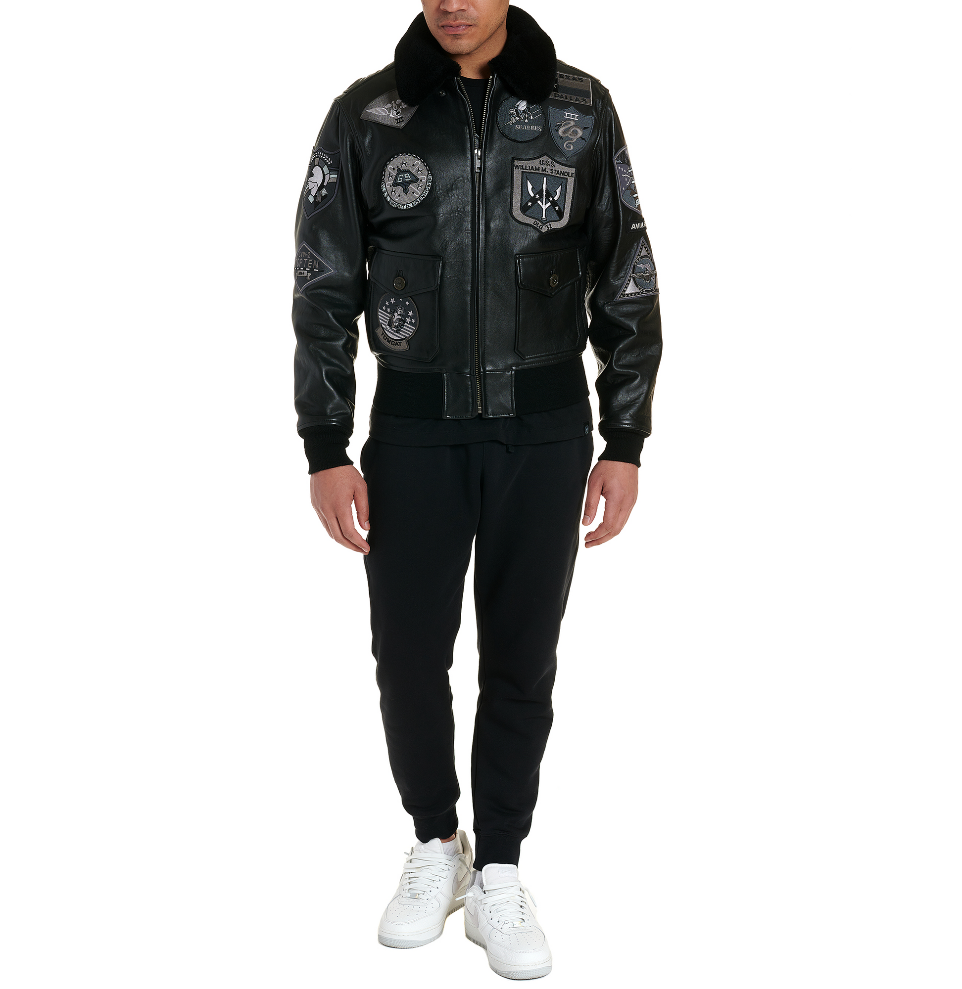 The G-1 Flight Jacket | Jet Black