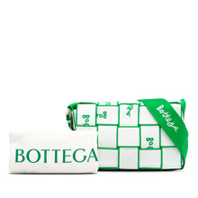 Bottega Veneta | Pre-Owned Canvas Intrecciato Webbing Cassette Crossbody | White