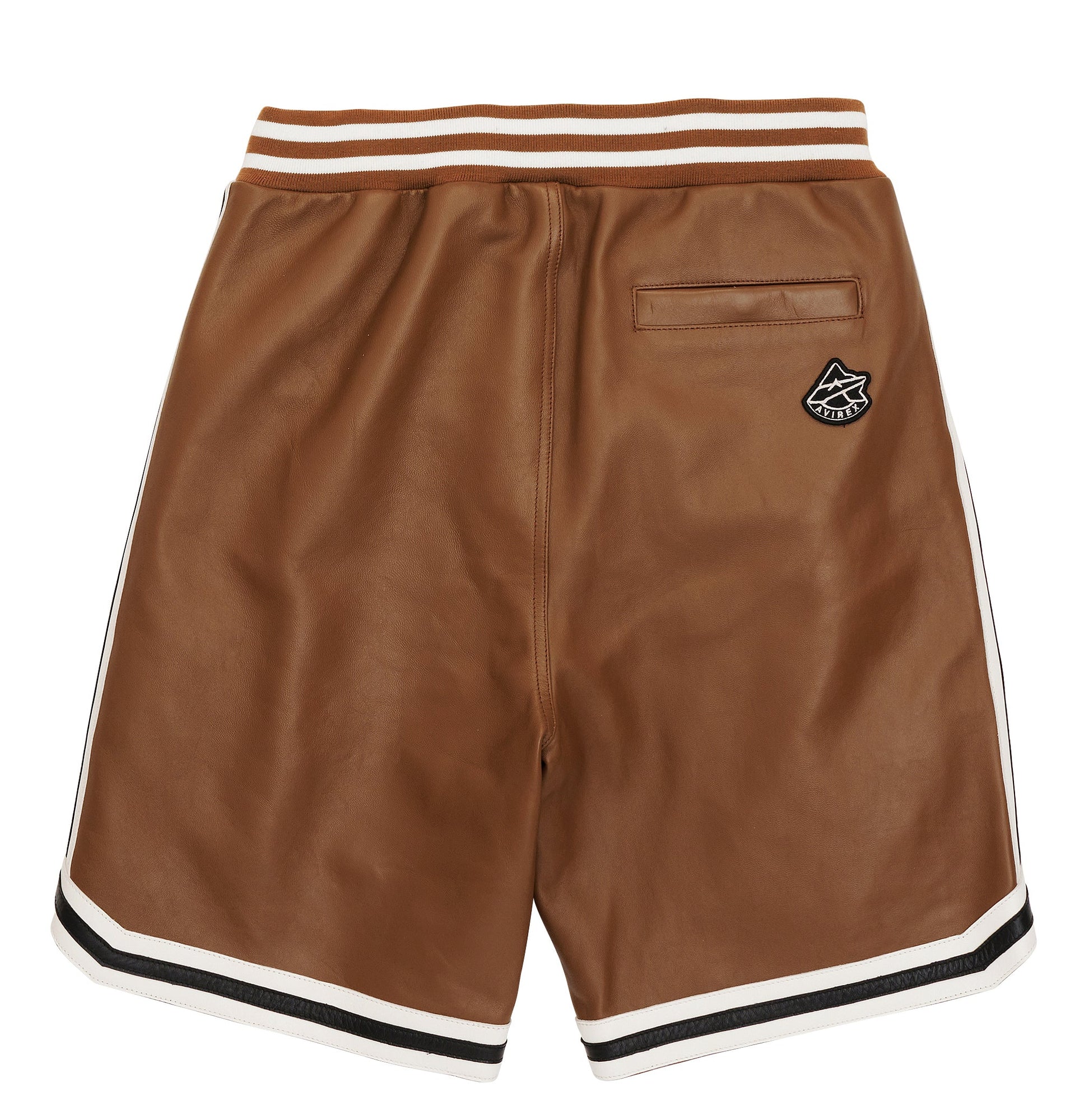 Speed Tiger Leather Short | Toffee