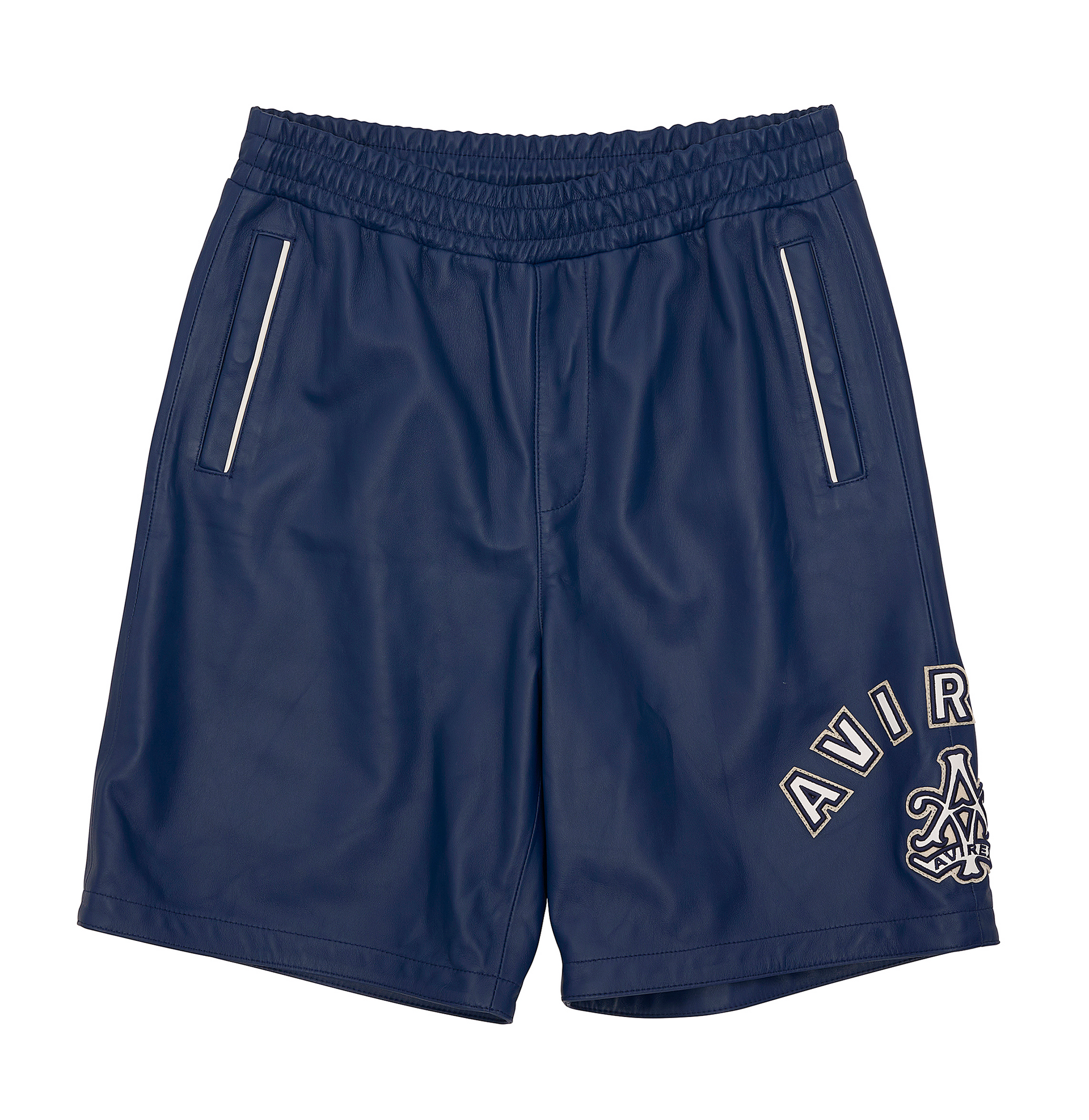 Game Day Nappa Leather Short | Varsity Blue