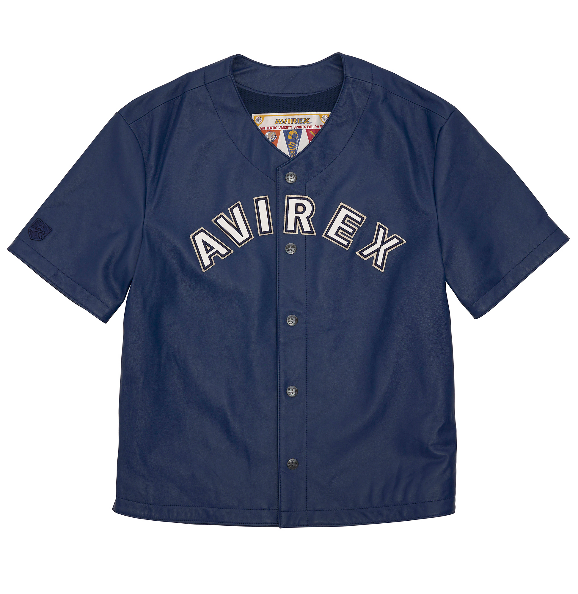 Game Day Nappa Leather Jersey | Varsity Blue