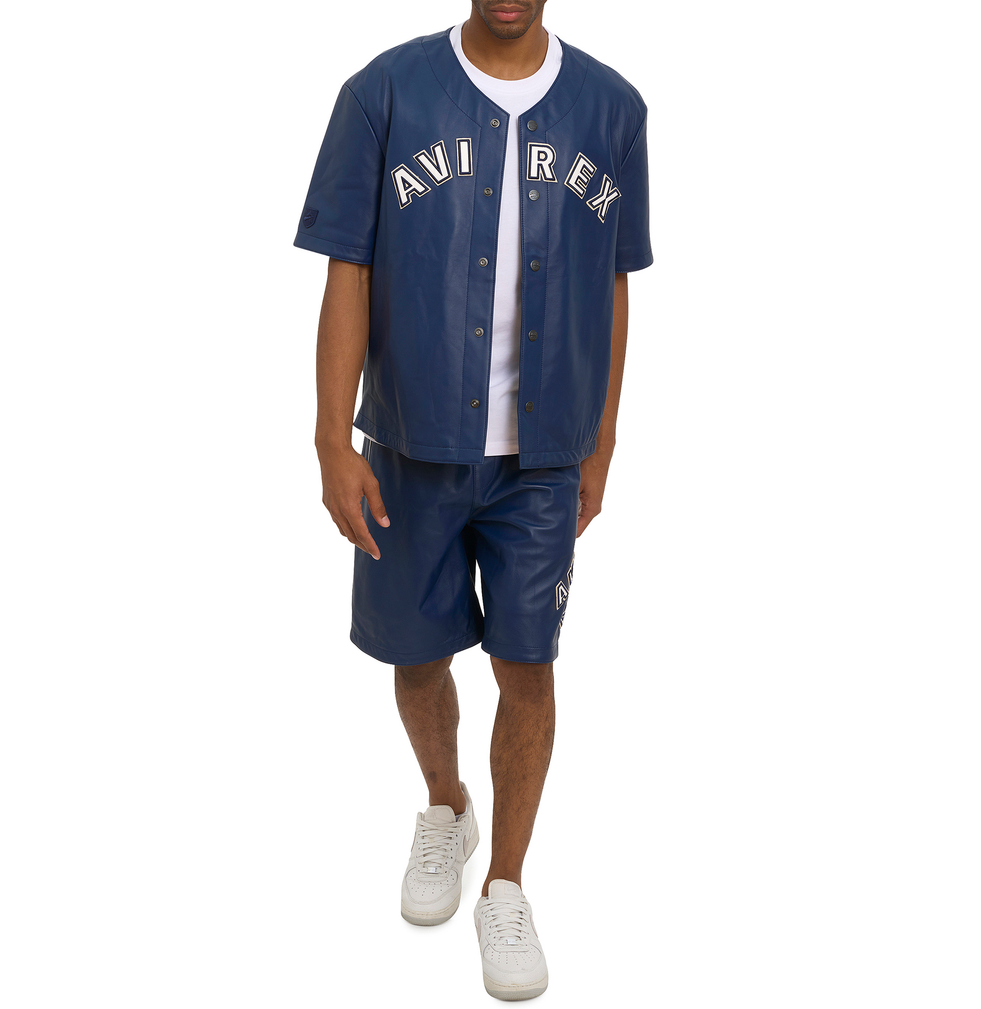 Game Day Nappa Leather Jersey | Varsity Blue
