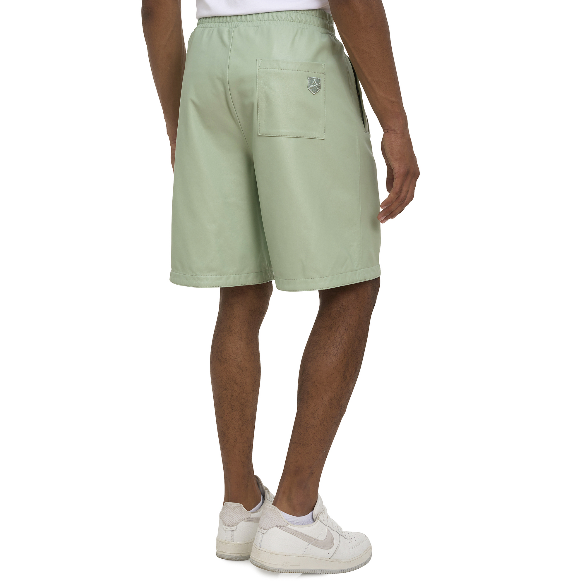 Nappa Leather Short | Seafoam