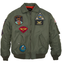 Cwu Satin Flight Jacket | Flight Green
