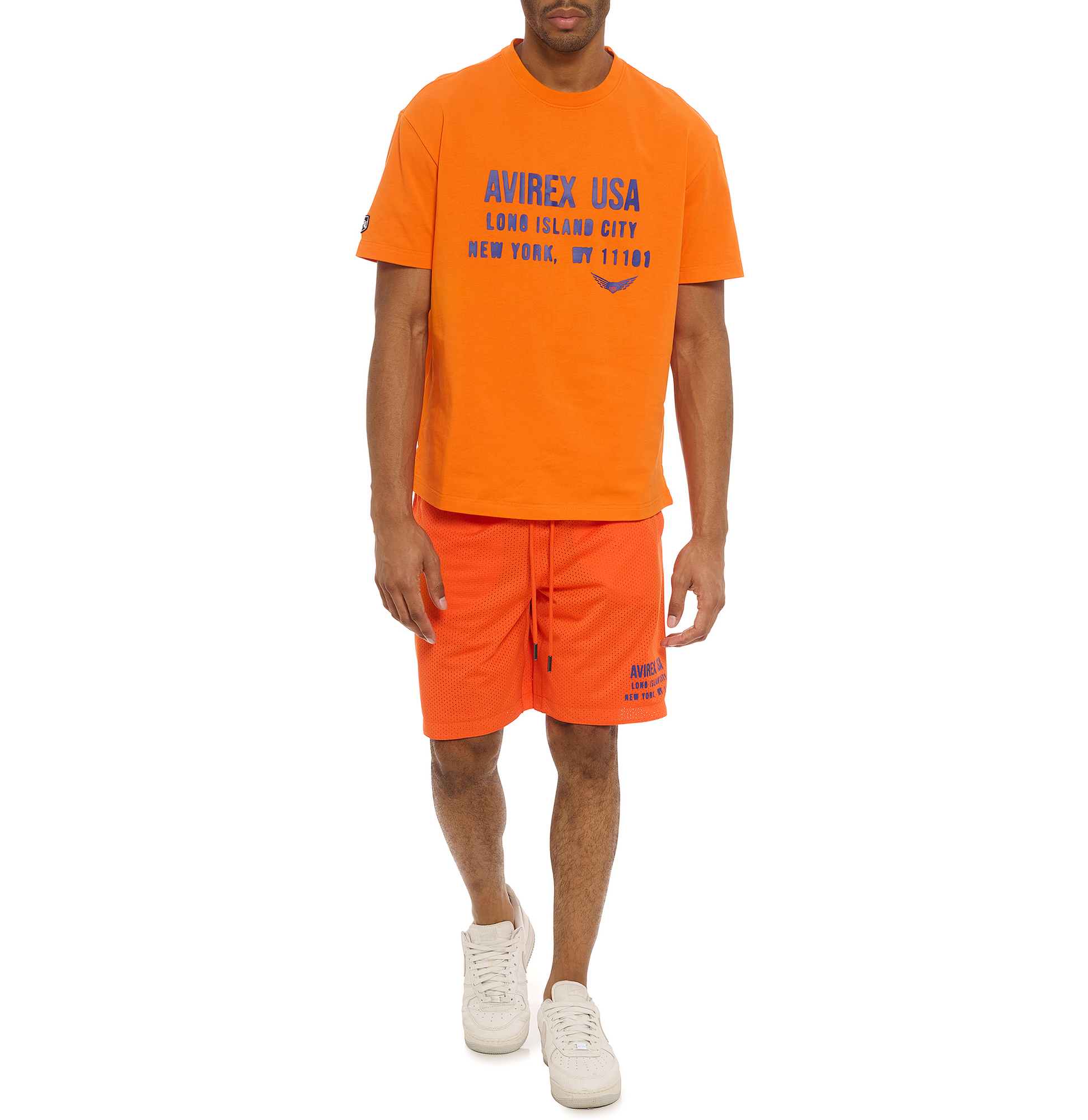 Aviator Mesh Short | Orange
