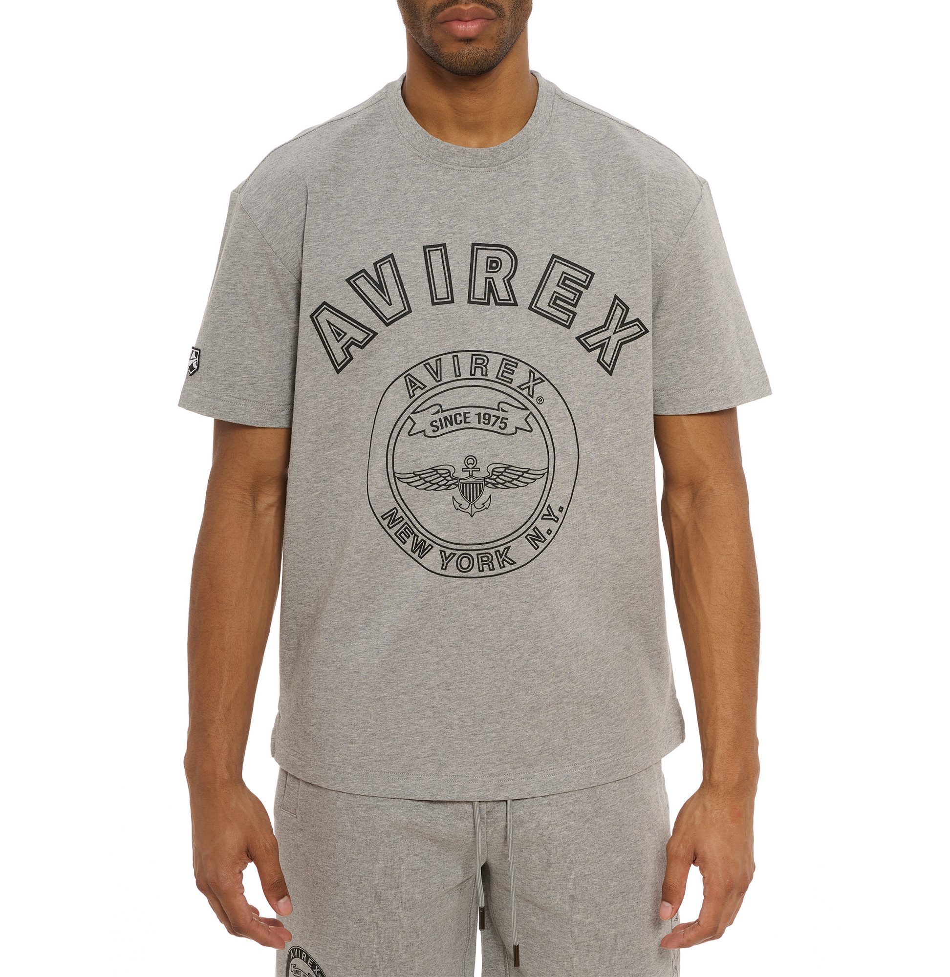 Stadium Tee | Heather Grey