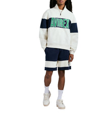 Mock Neck Sweatshirt | Ecru