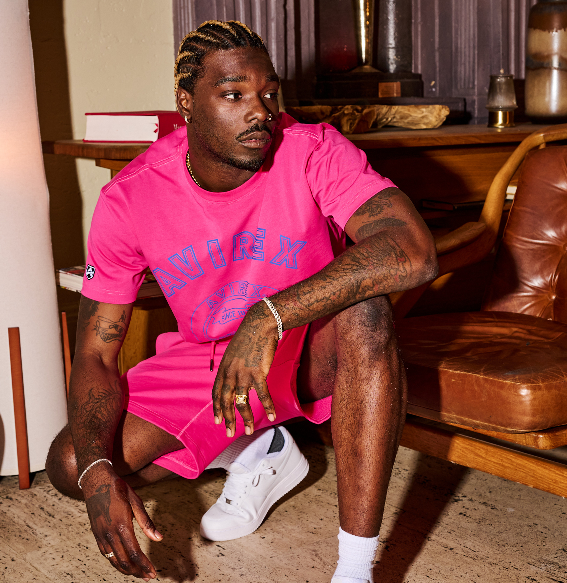 Stadium Tee | Fuchsia