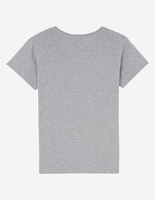 Womens | Parisienne Classic Tee-Shirt | Grey Melange