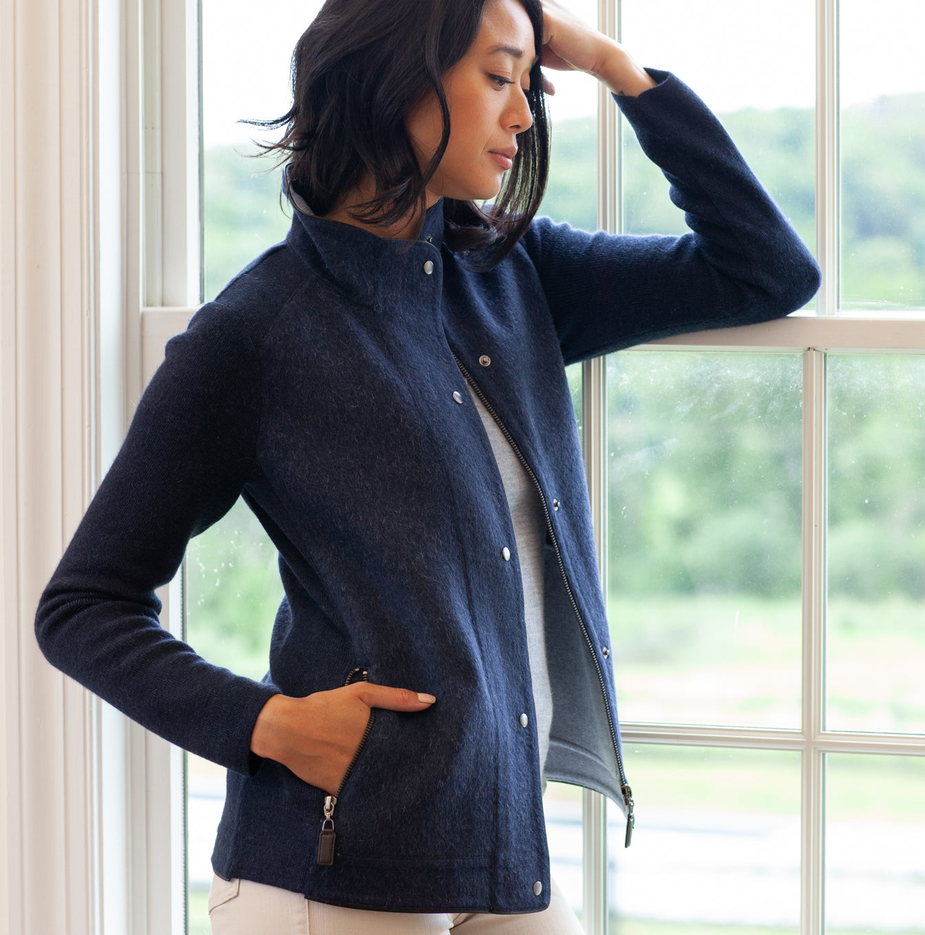 Women | Gia Jacket | Navy