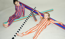 Orange/Green/Blue/Red Stripe