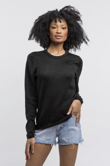 Womens | Crew Neck Sweater for Women | Black