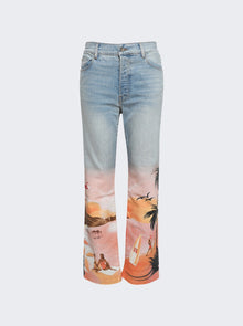 Amiri | Resort Club Straight-leg Jeans Light Indigo | Blue