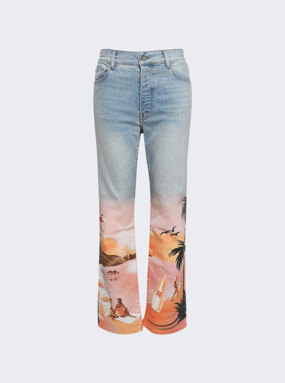 Amiri | Resort Club Straight-leg Jeans Light Indigo | Blue