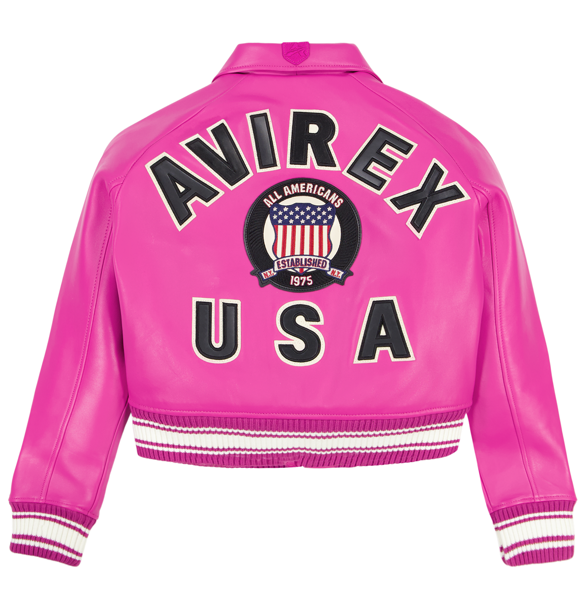Cropped Icon Jacket | Berry