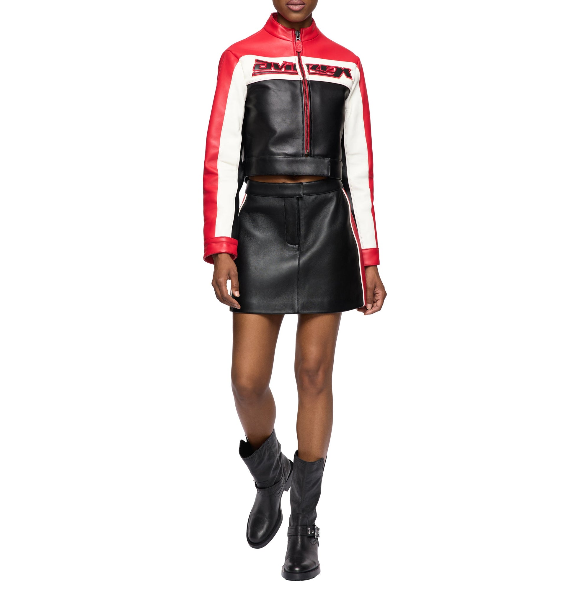 Colorblock Skirt | Black