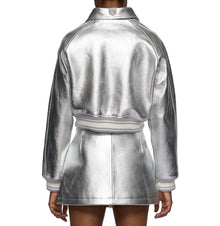 Metallic Skirt | Silver