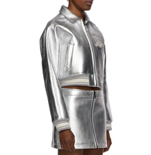 Metallic Skirt | Silver