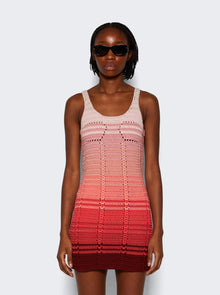 Women | Amiri | Sunset Ombre Crochet Dress | Pink