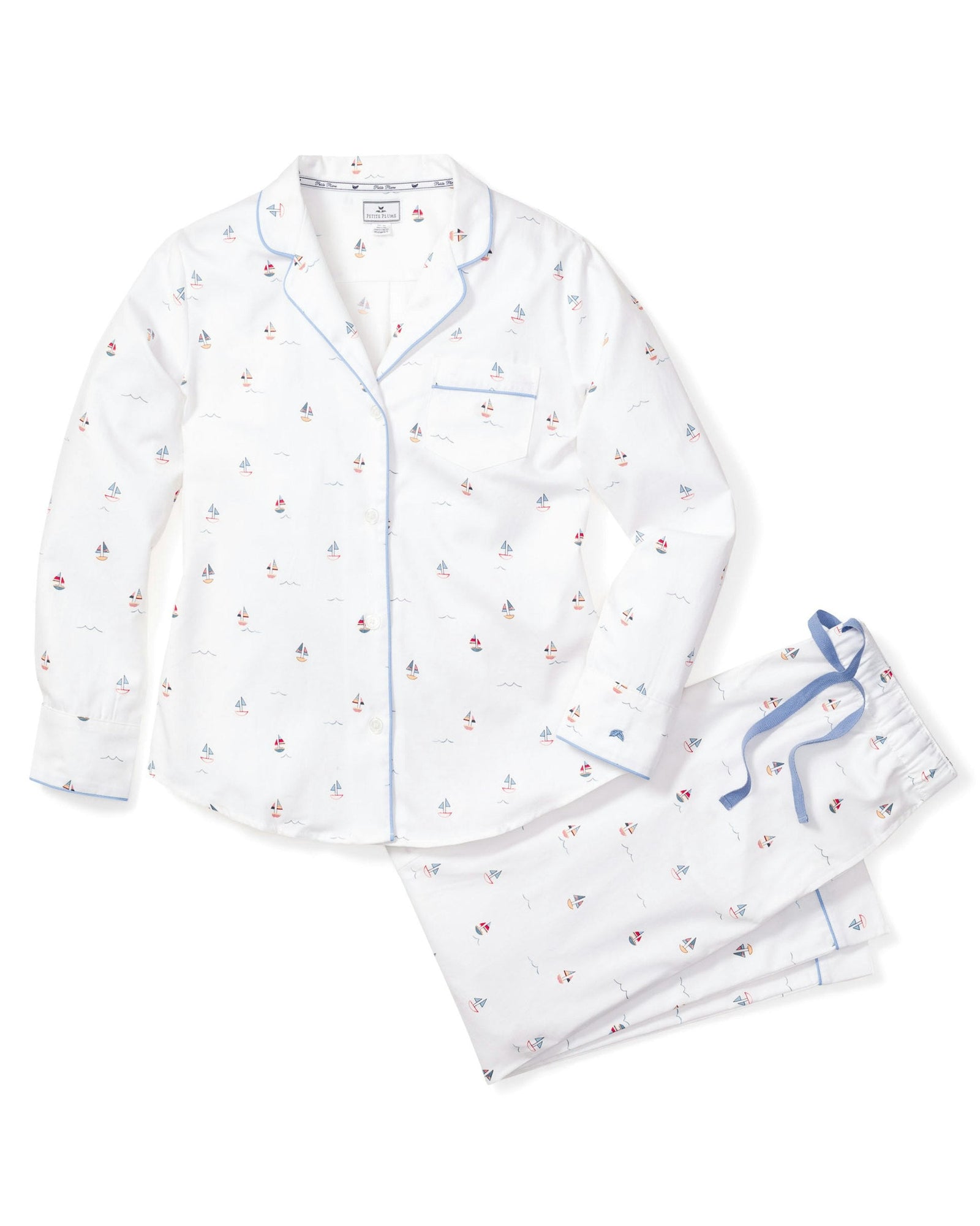 Womens | Twill Pajama Set | Bateau