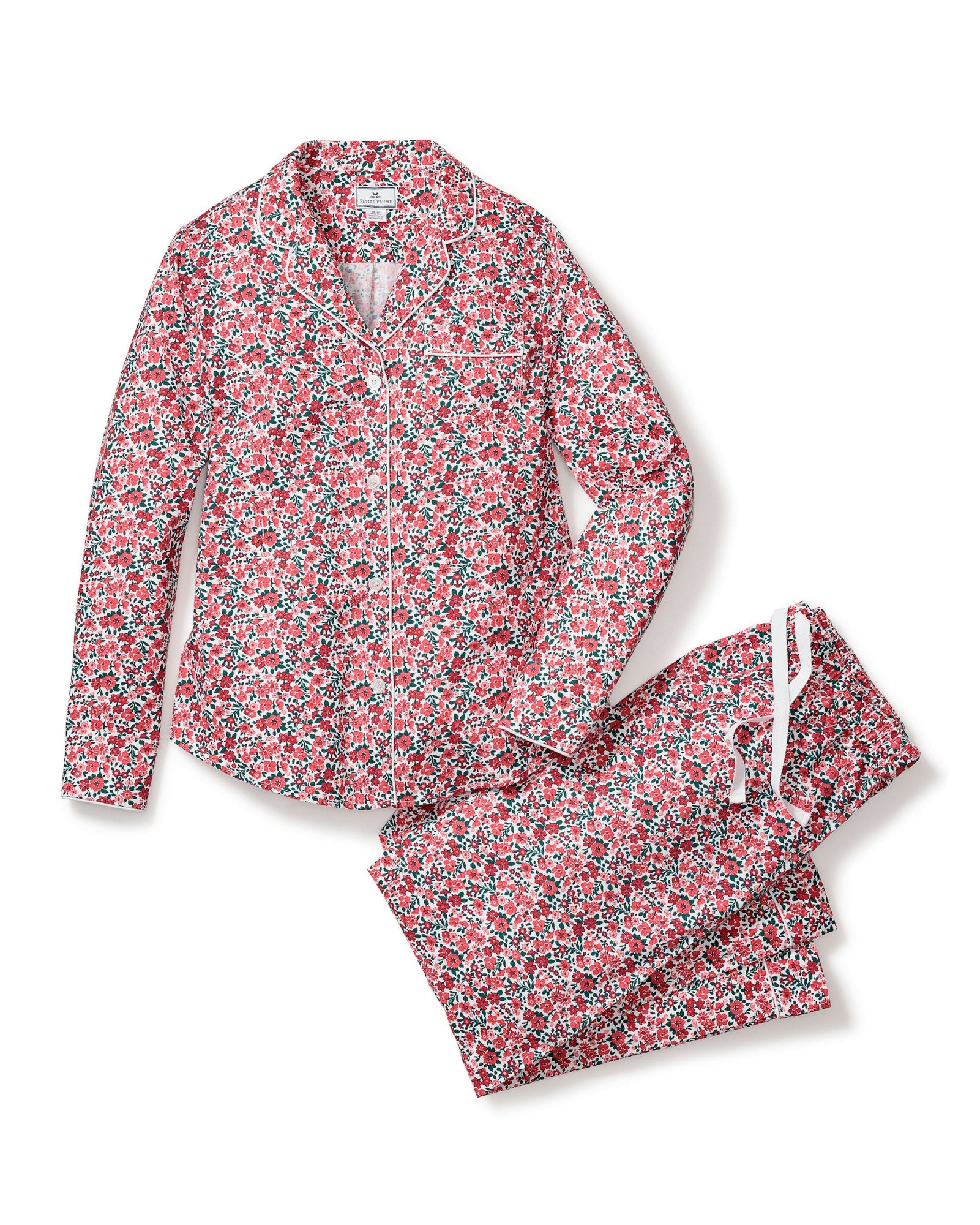 Womens | Twill Pajama Set | Fleurs des Bois