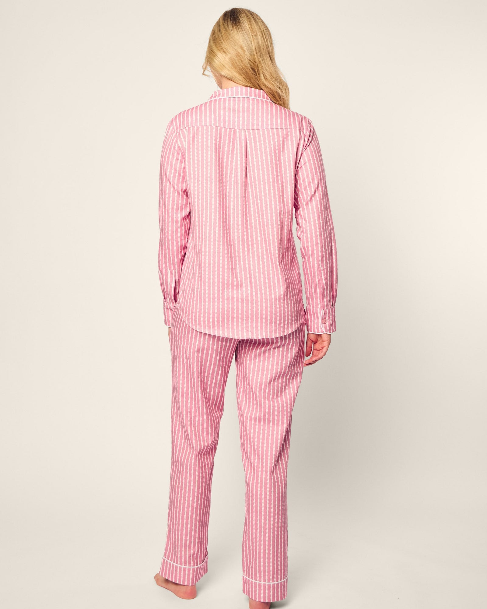 Womens | Twill Pajama Set | Love Lines