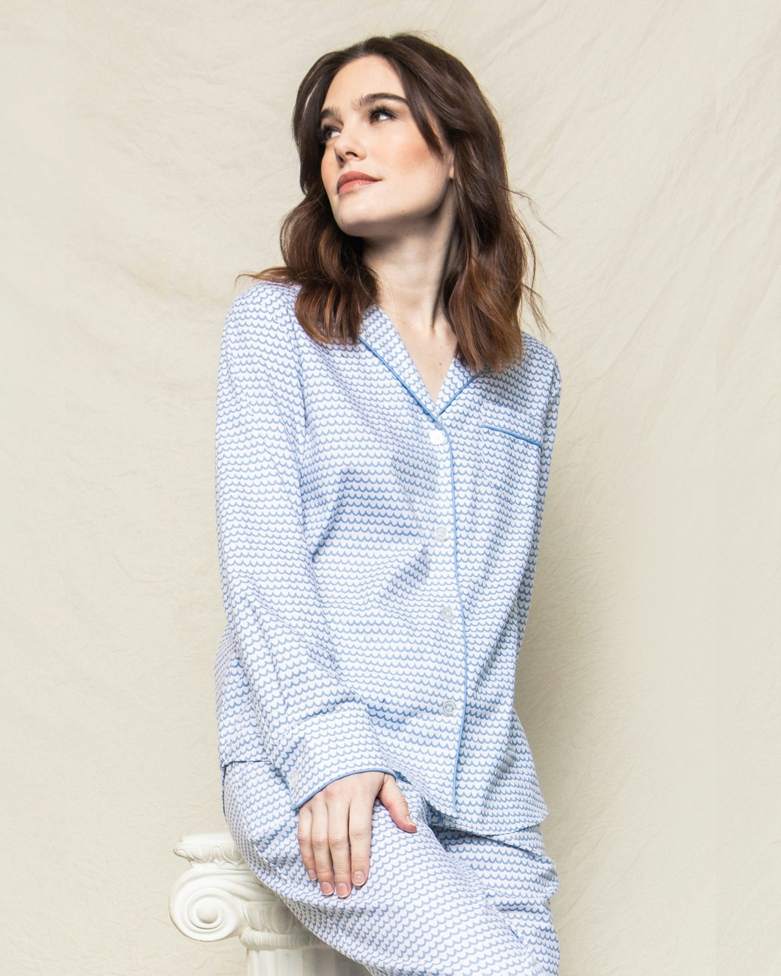 Womens | Twill Pajama Set | La Mer