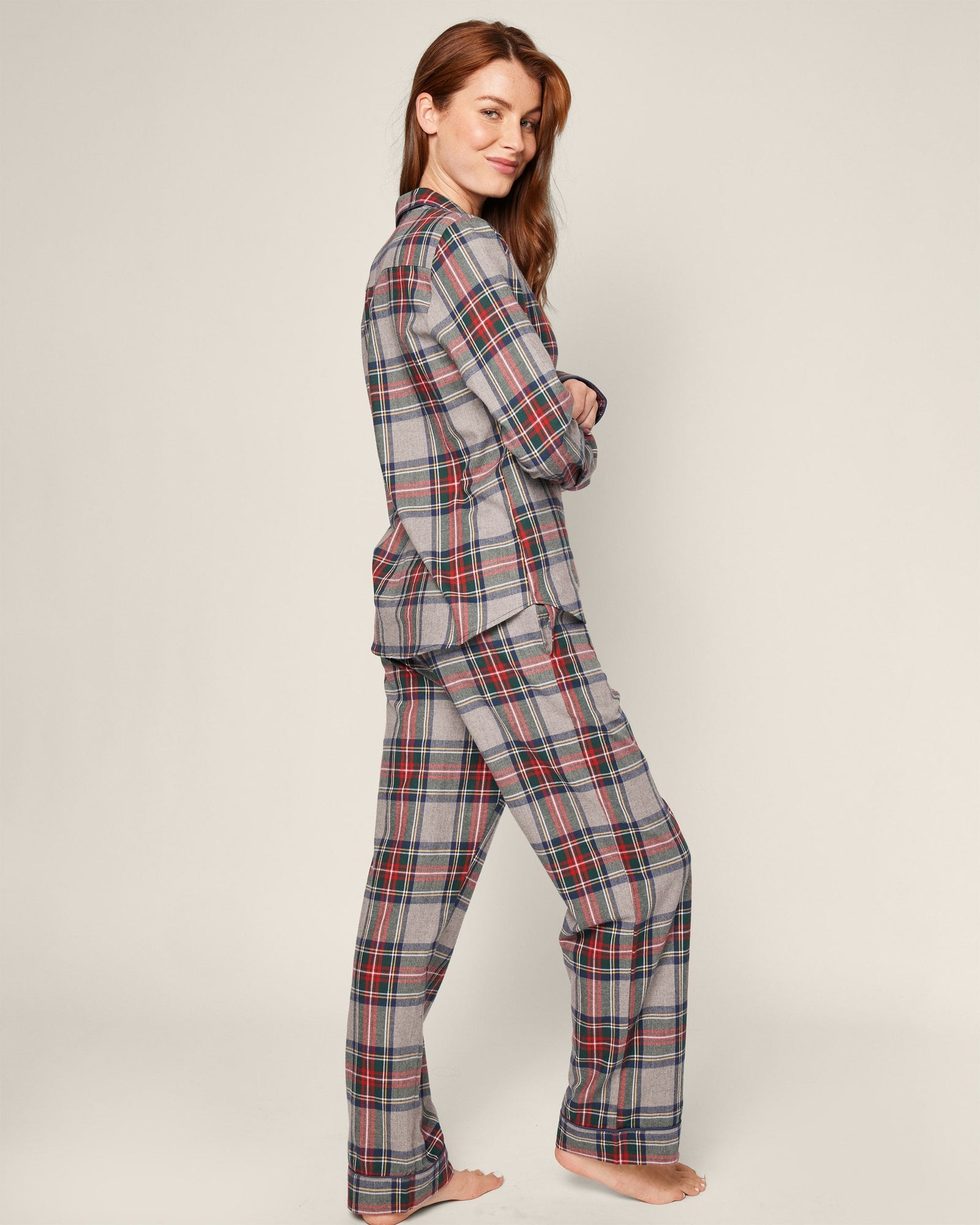 Womens | Brushed Cotton Pajama Set | Westminster Tartan