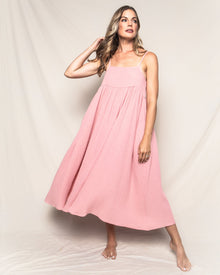 Women's Gauze Serene Lounge Dress | Pink