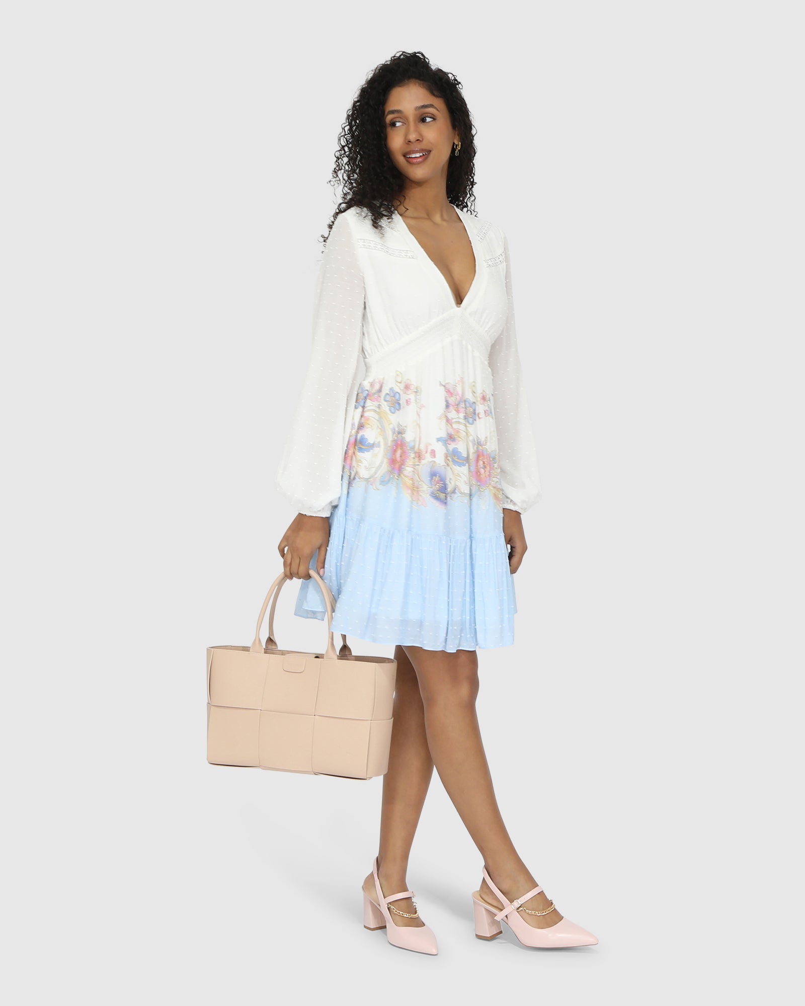 Women | All Your Love Babydoll Dress | White