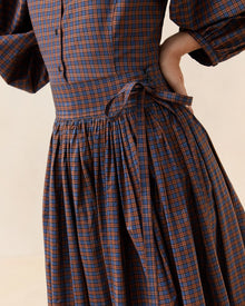 Color: Navy/Rust Plaid/Black