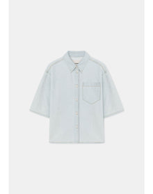 Abbott | Short-Sleeved Denim Shirt | Light Blue