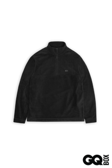 Addis Fleece Half Zip | Black