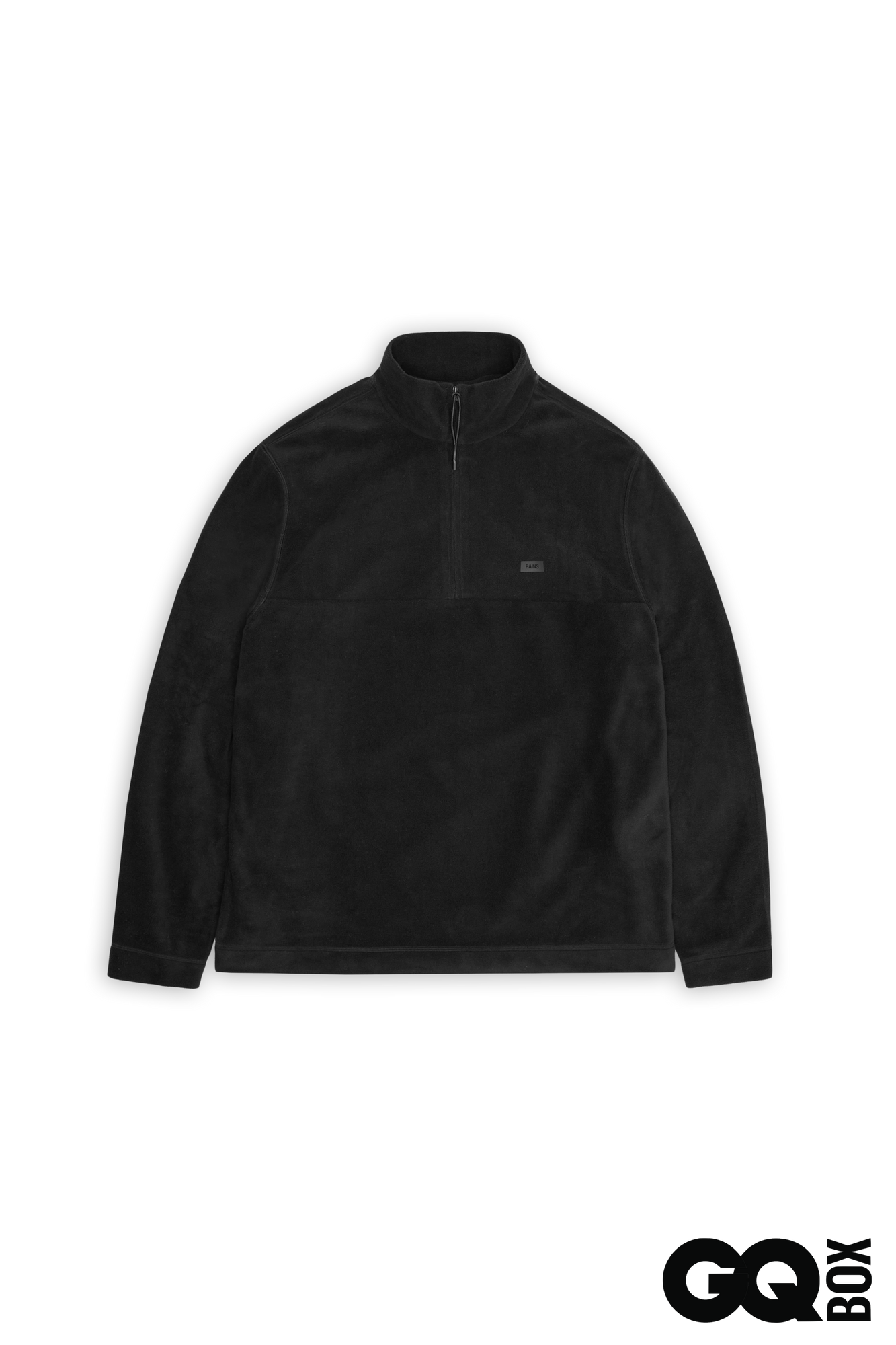 Addis Fleece Half Zip | Black