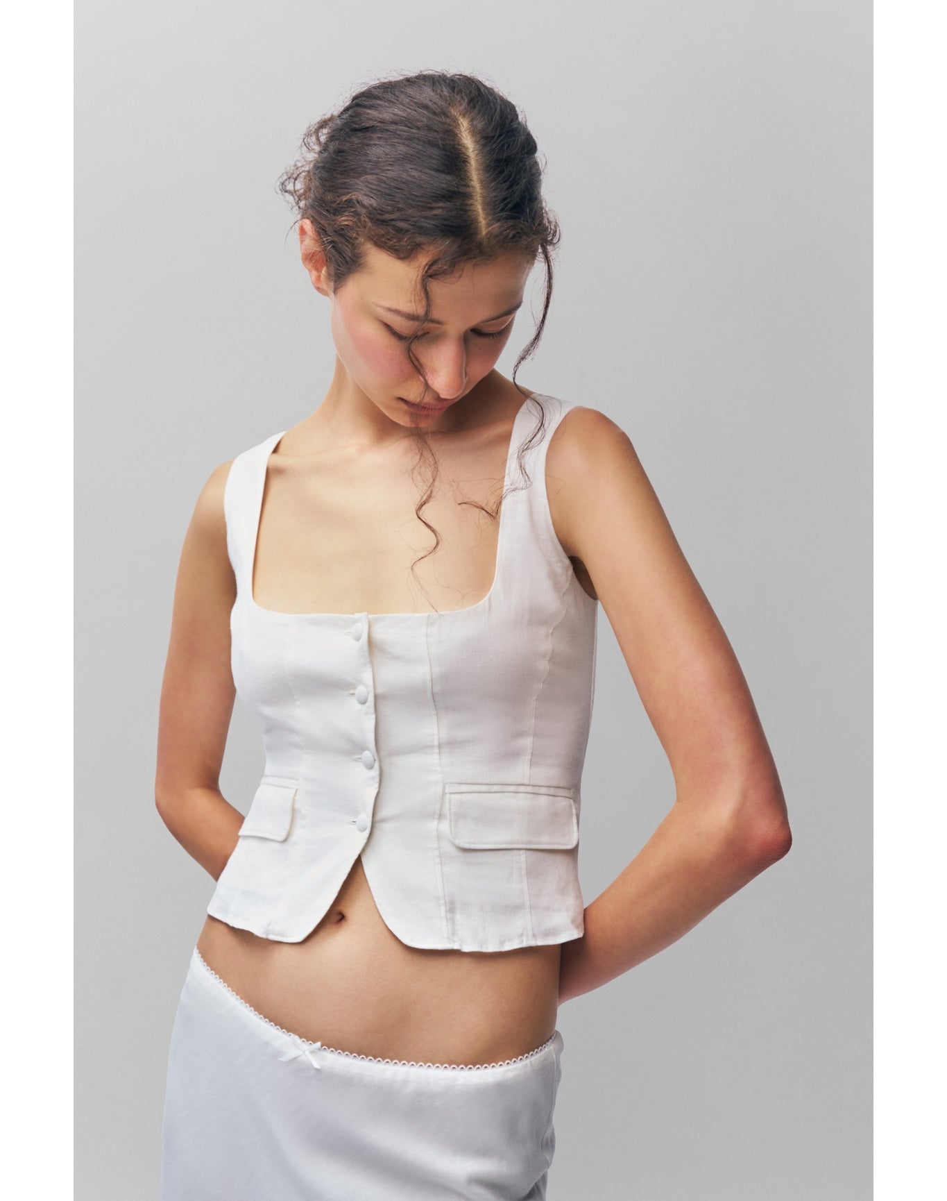 Adelina Top | White