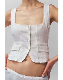 Adelina Top | White