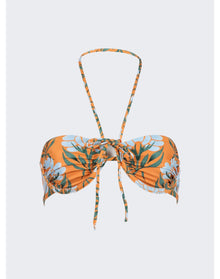 Agua by Agua Bendita | Women | Bronce Halter Bikini Top | Orange