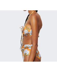 Agua by Agua Bendita | Women | Bronce Halter Bikini Top | Orange