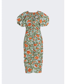 Agua by Agua Bendita | Women | Camelia Midi Dress | Blue