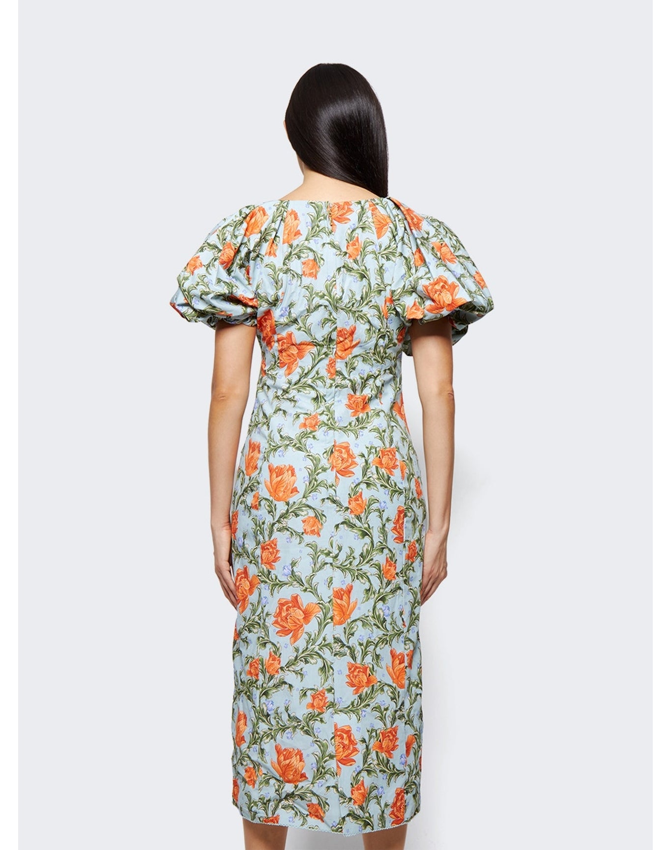Agua by Agua Bendita | Women | Camelia Midi Dress | Blue