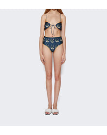 Agua by Agua Bendita | Women | Magenta Estelar Bikini Bottom | Dark Blue