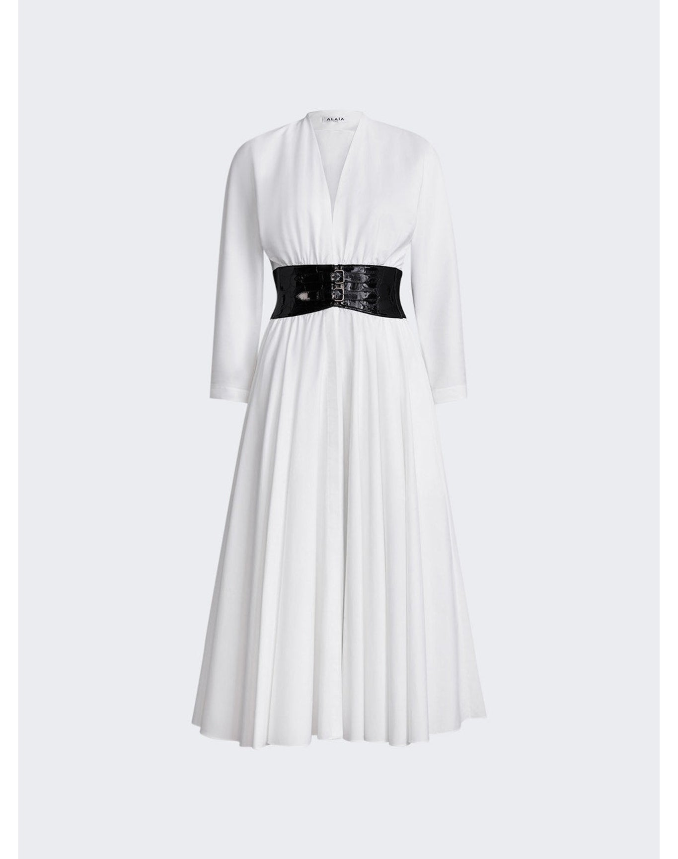 Alaïa | Women | Belted Dress | White